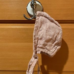 Briar Pink Baby Bonnet (3-6 Months)